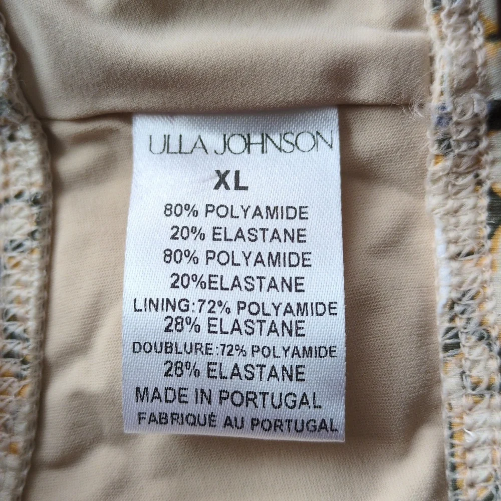 Ulla Johnson Bikini Set In Citrus Size L/XL